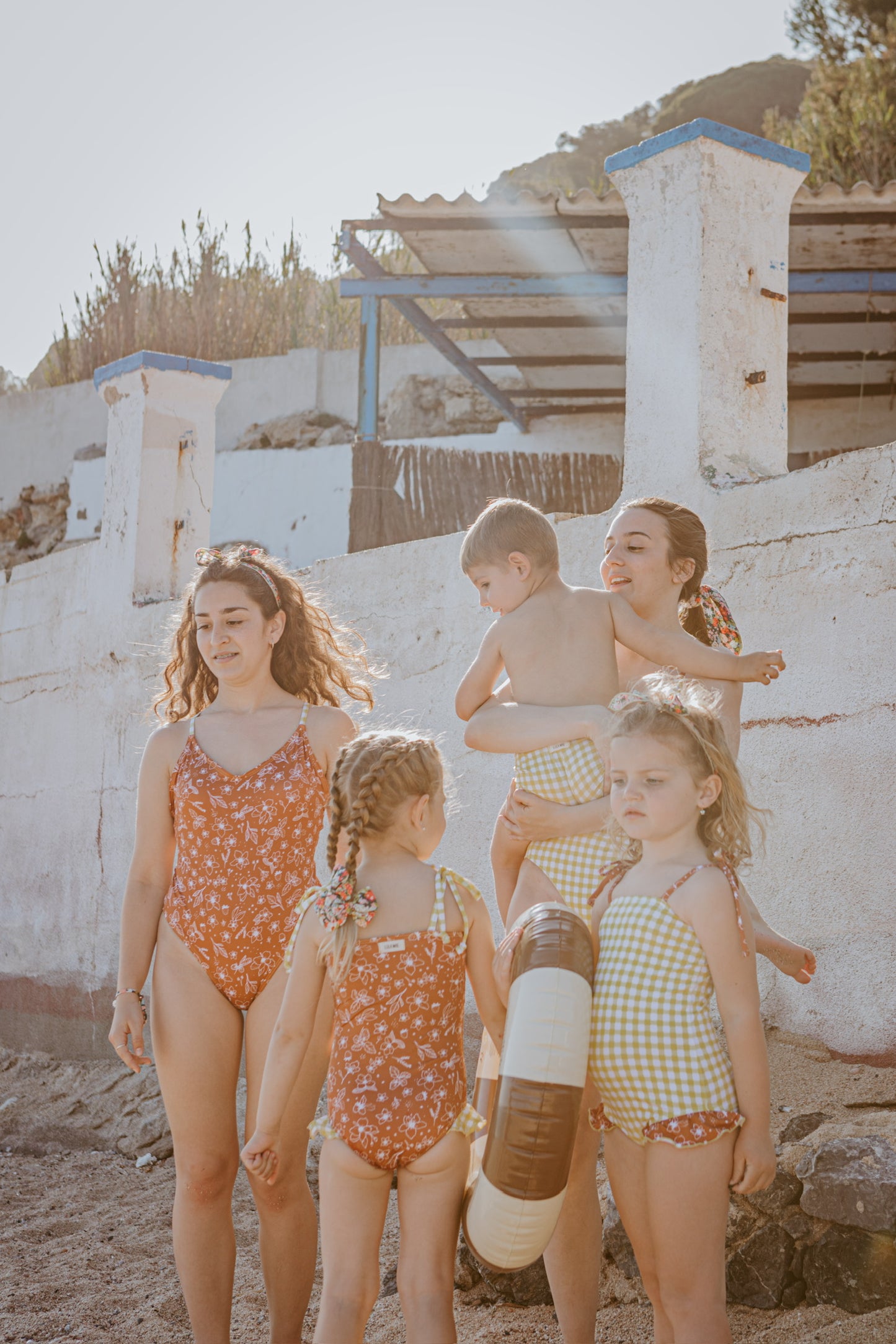 Bóxer Niño Vichy Amarillo