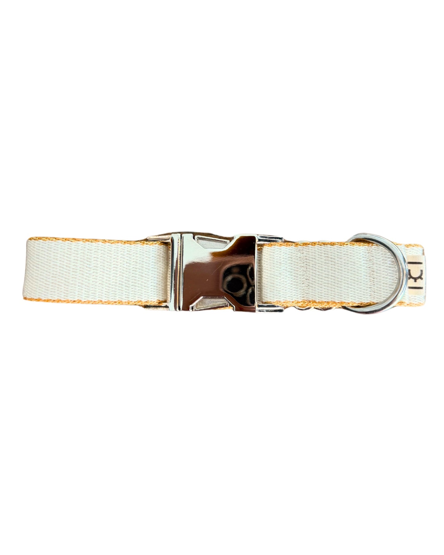Collar para perro Nylon Crema