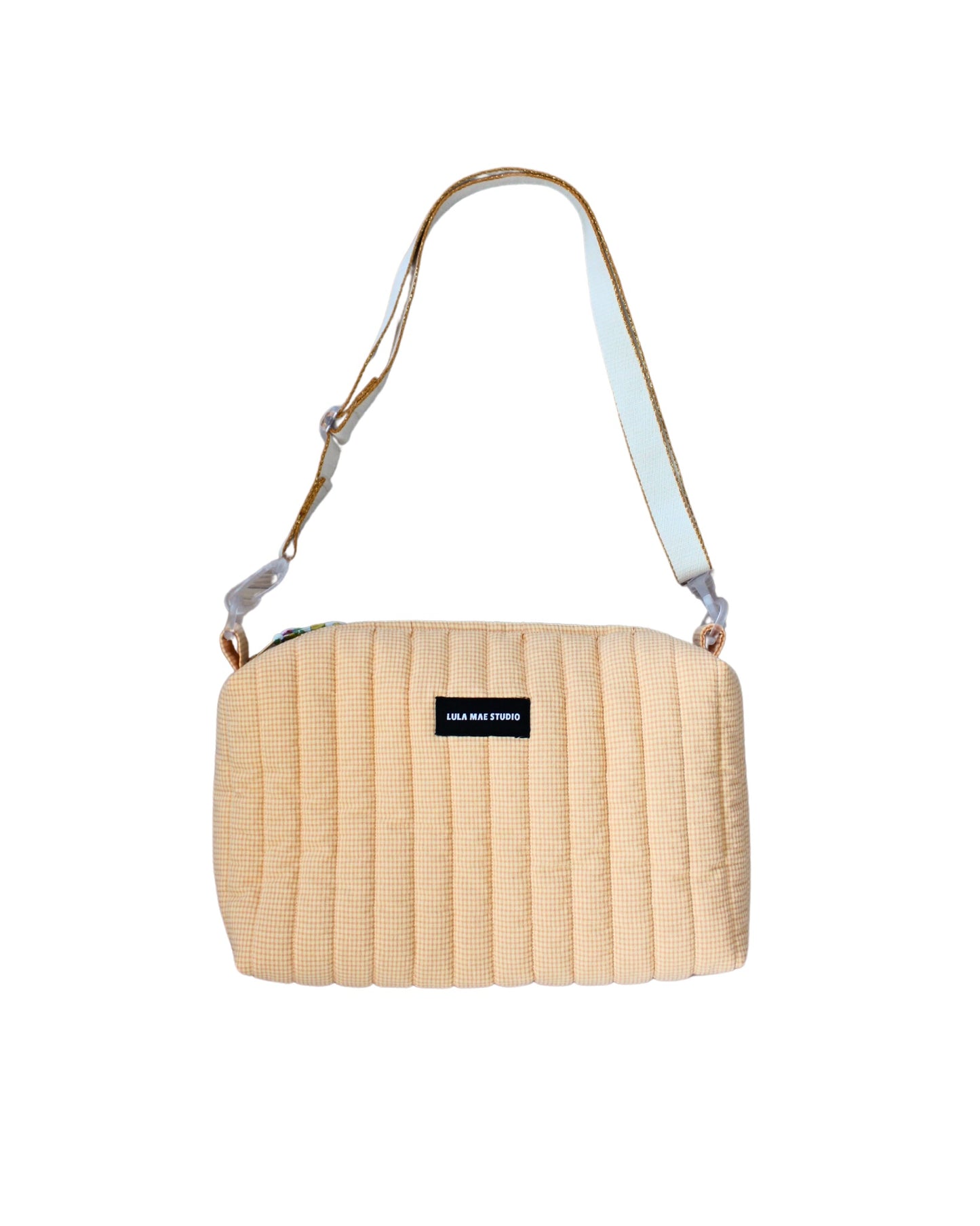 Bolso Bandolera Vichy Vainilla