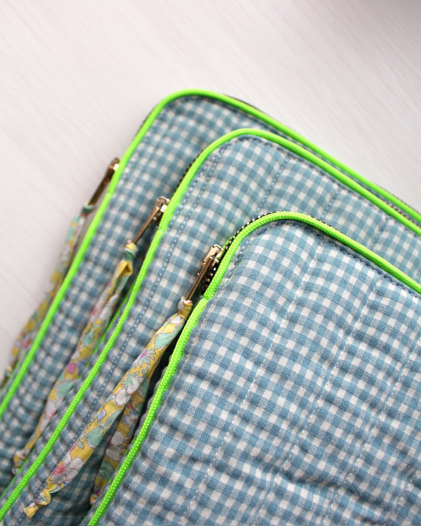 Funda portátil Vichy Turquesa