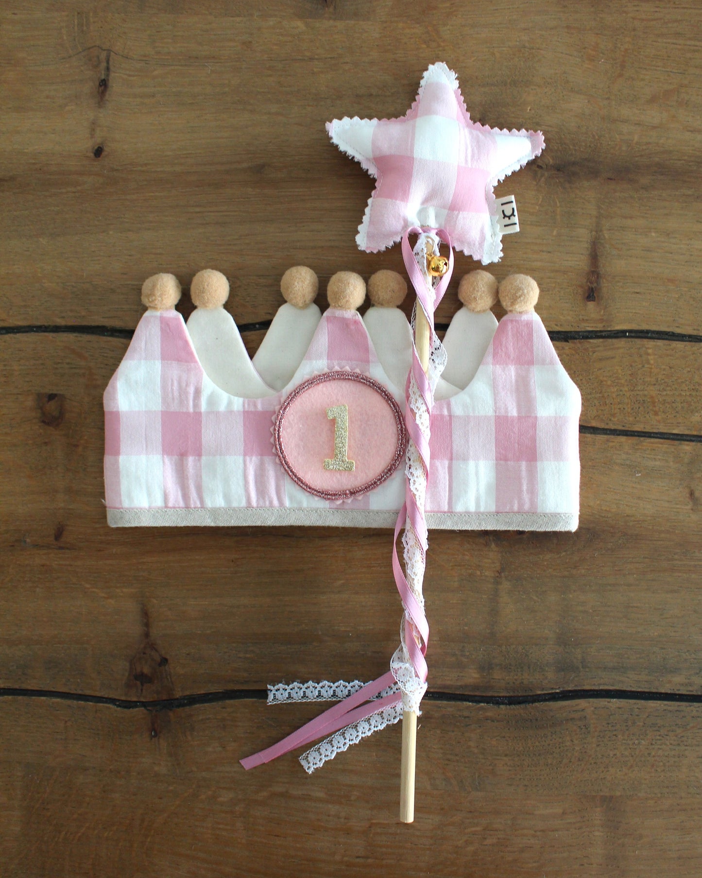 Corona Baby Vichy Maxi Rosa
