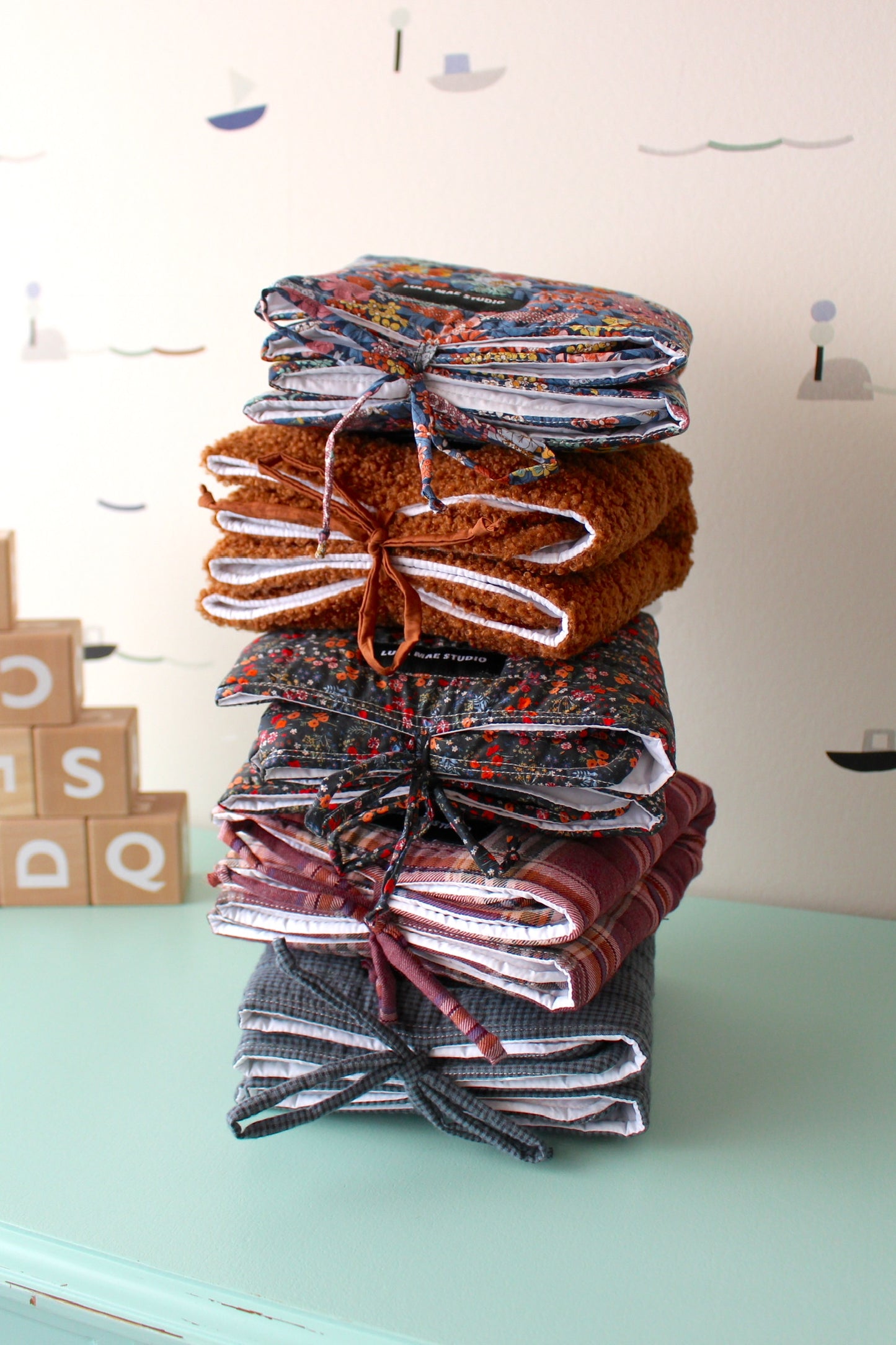 Cambiador Cuadro Tartán