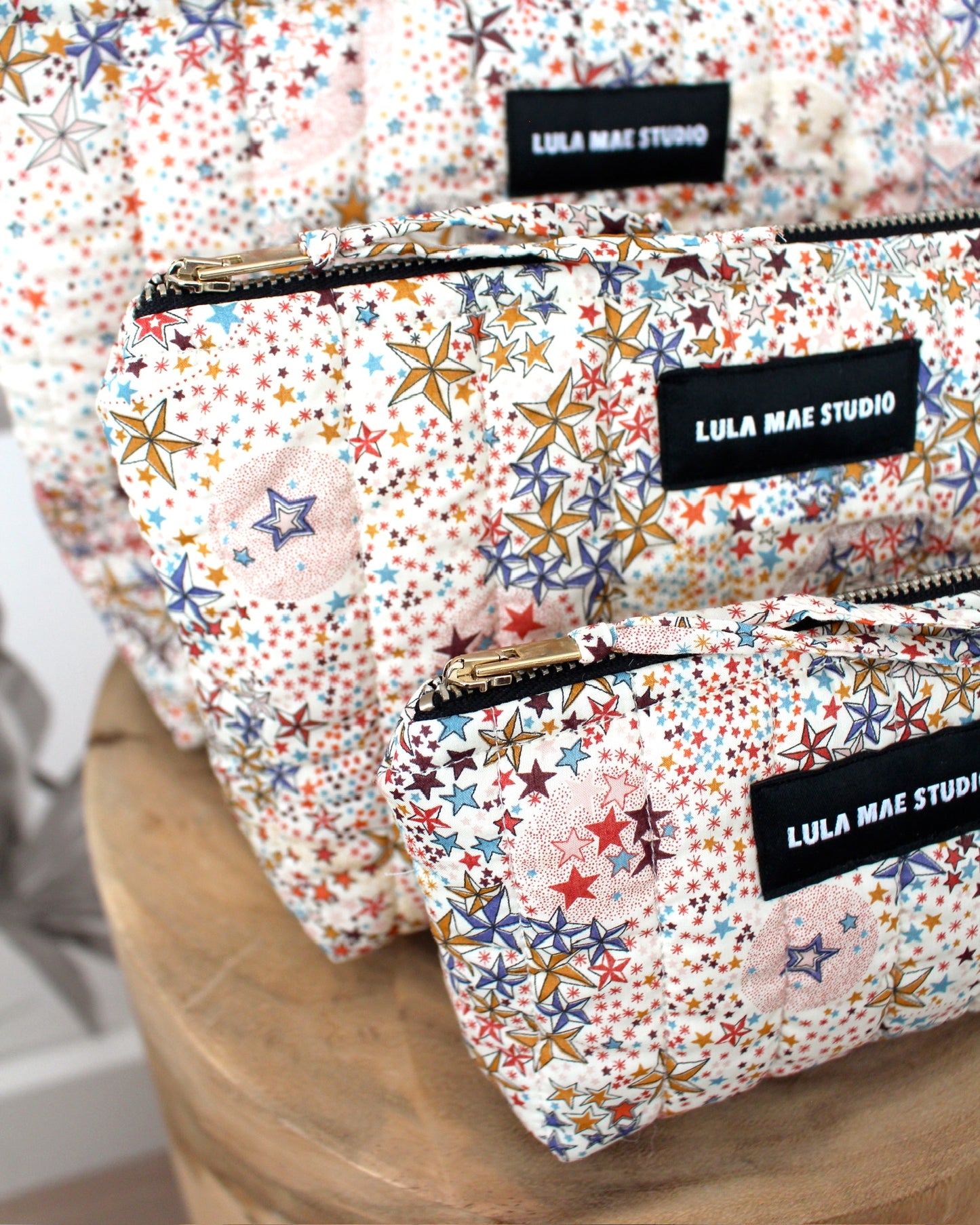 Neceser Liberty Estrellas Marrón