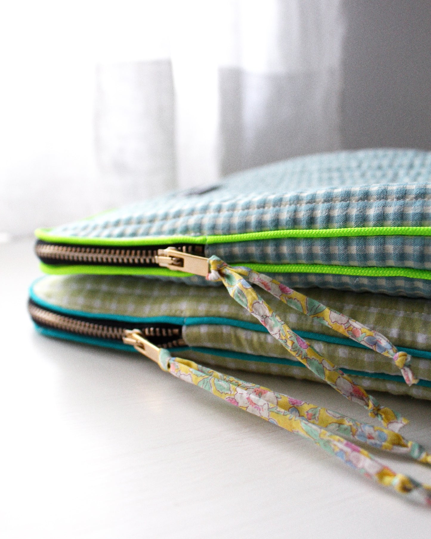 Funda portátil Cuadro Verde Manzana