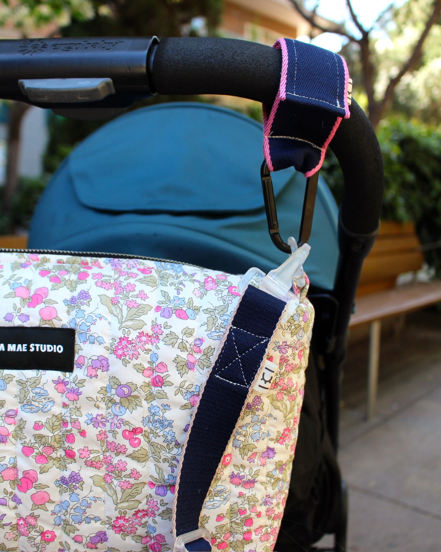 Adaptadores para Carrito de bebé Azul Navy + Rosa