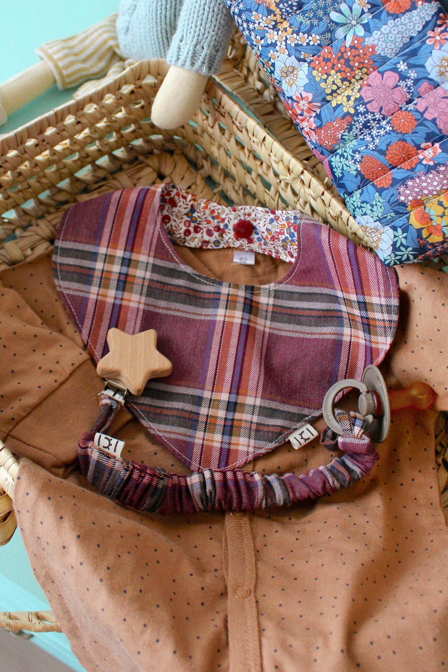 Secababitas Reversible en Cuadro Tartán y Liberty Wiltshire