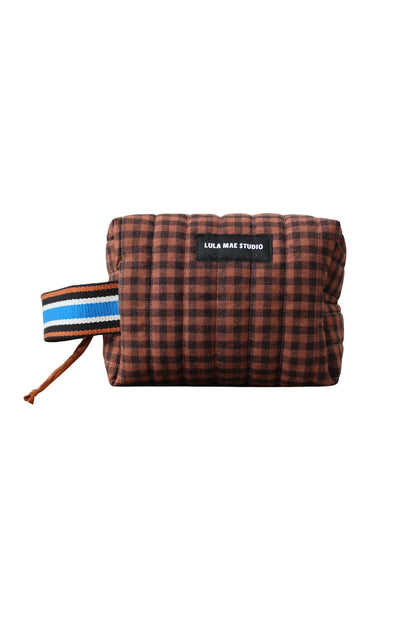 Neceser Cuadrado Liberty Estrellas Marrón