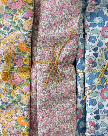Pack individuales Liberty Elysian y Maxi Vichy Rosa