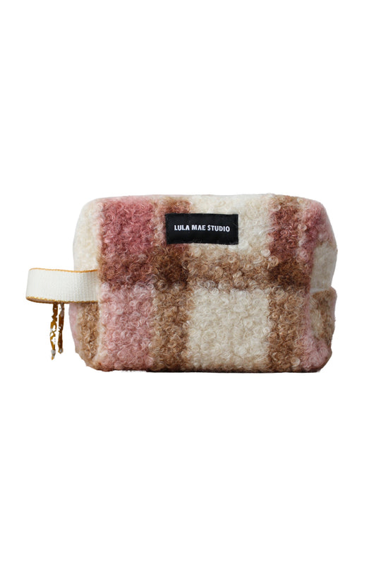 Neceser Cuadrado Borreguito Tartán