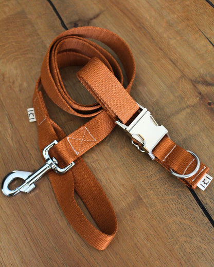 Collar para perro Nylon Marrón