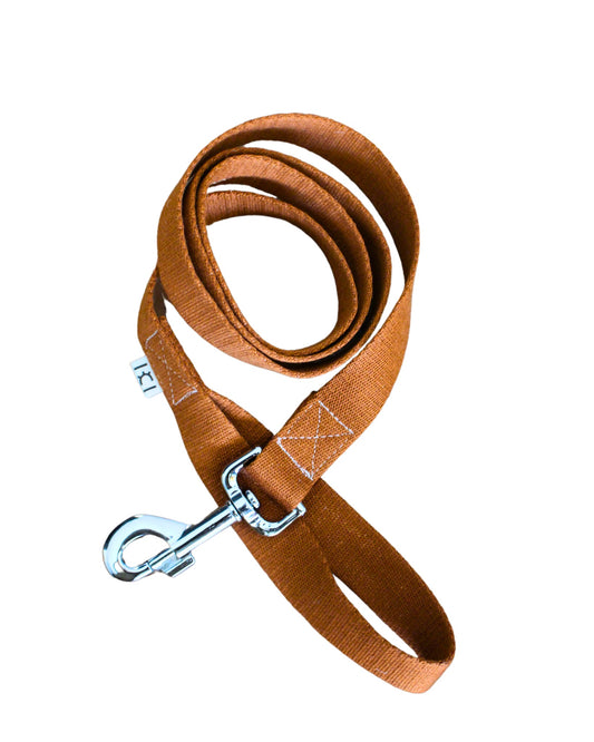 Correa para perro Nylon Marrón