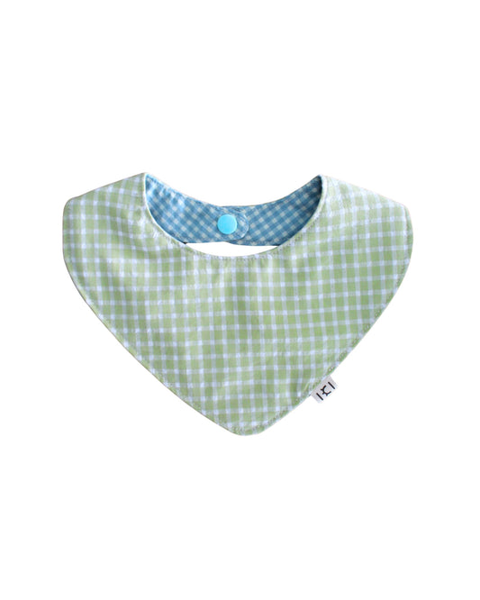 Secababitas Reversible Cuadro Manzana y Vichy Turquesa