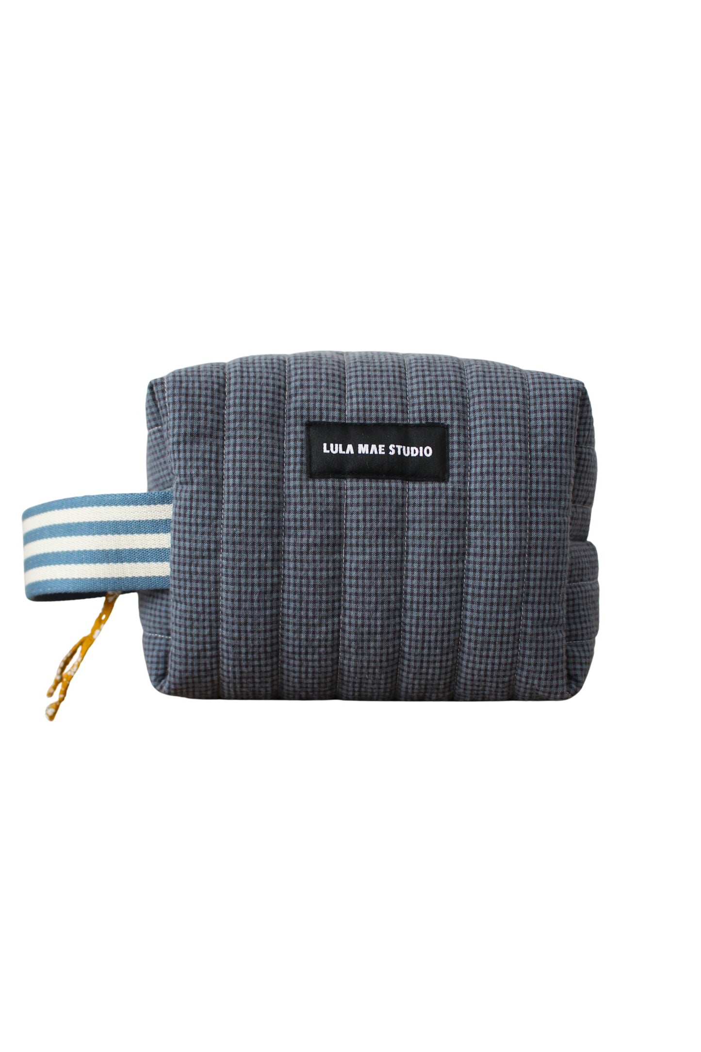 Neceser Cuadrado Microvichy Plomo