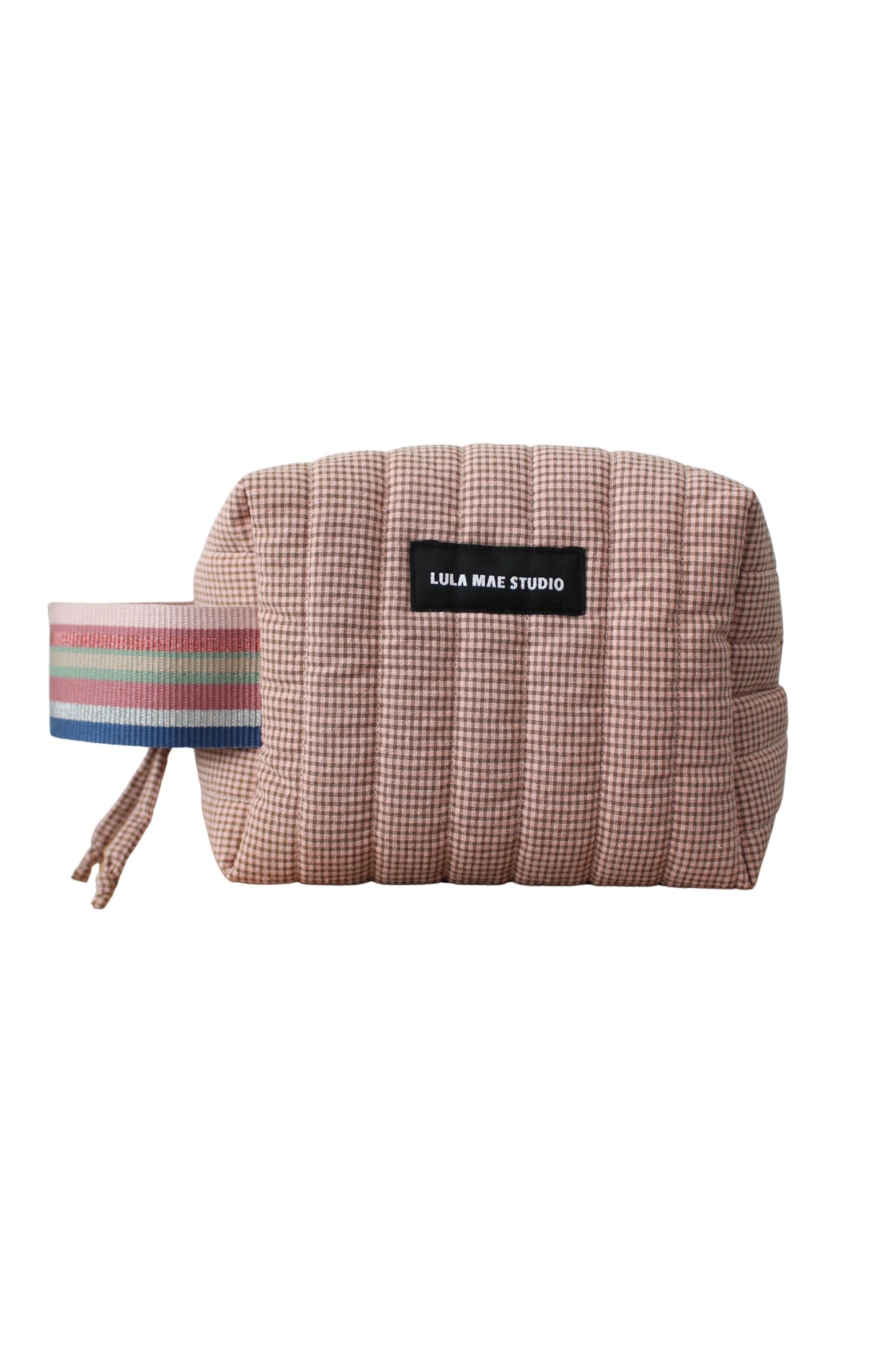 Neceser Cuadrado Vichy Blush