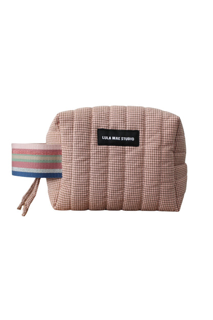 Neceser Cuadrado Vichy Blush