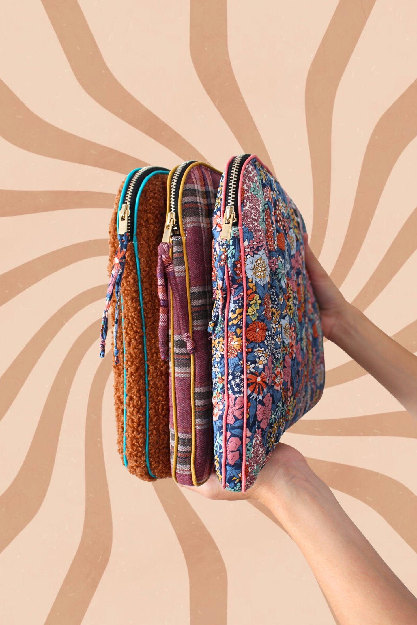 Funda Portátil Cuadro Tartán