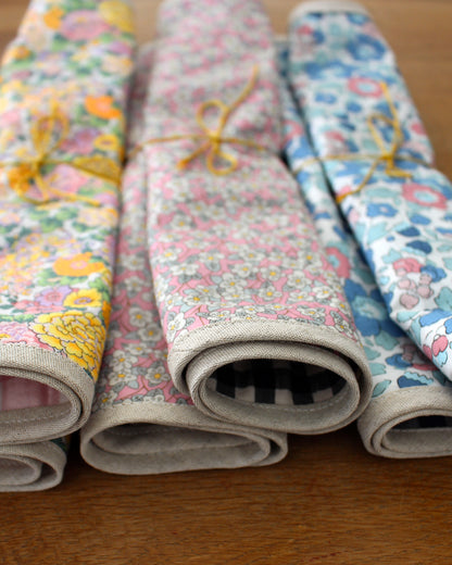 Pack individuales Liberty Elysian y Maxi Vichy Rosa