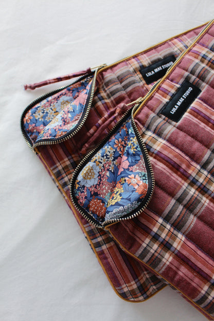 Funda Portátil Cuadro Tartán