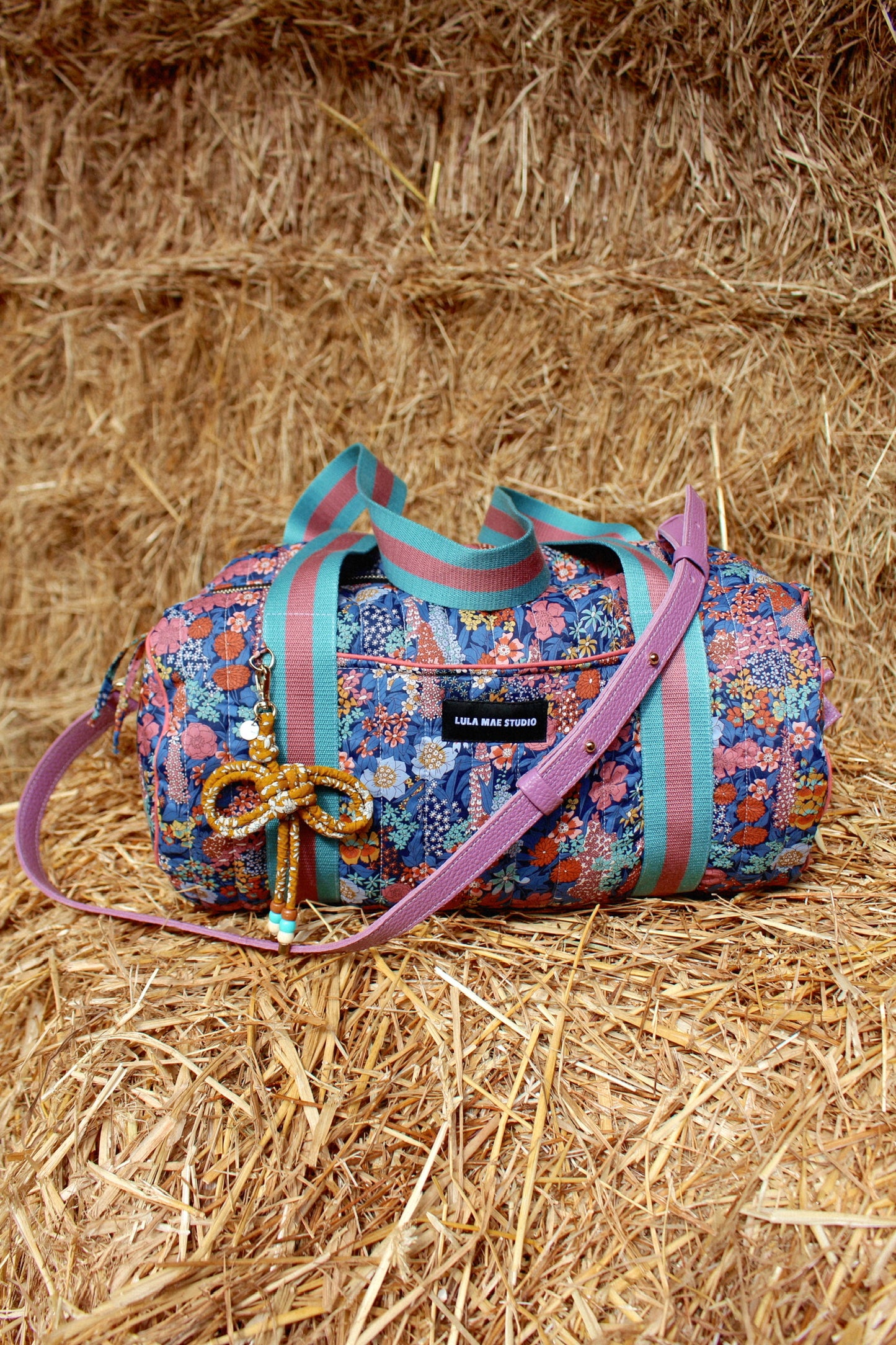 Correa Bandolera en piel Lavanda Multiposición