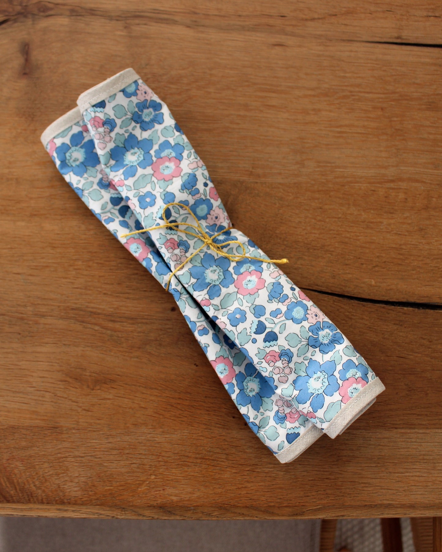 Pack individuales Liberty Betsy Azul y Vichy Navy