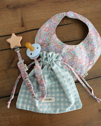 Secababitas Reversible Liberty Michelle Rosa y Vichy Cielo